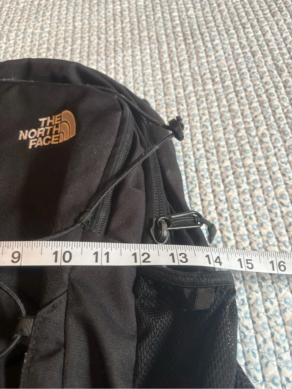 The North Face black backpack